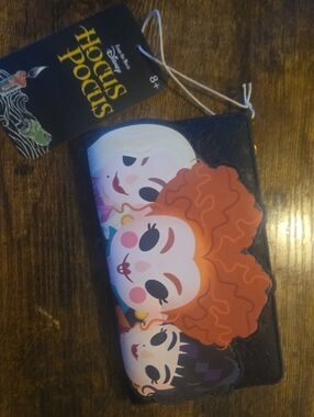 Loungefly Hocus Pocus Sanderson Sisters Black Orange Pink Wallet